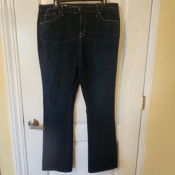 Mossimo Curvy Bootcut Jeans Women’s Size 16 Regula Blue Premium Denim 99% Cotton - Picture 12 of 12